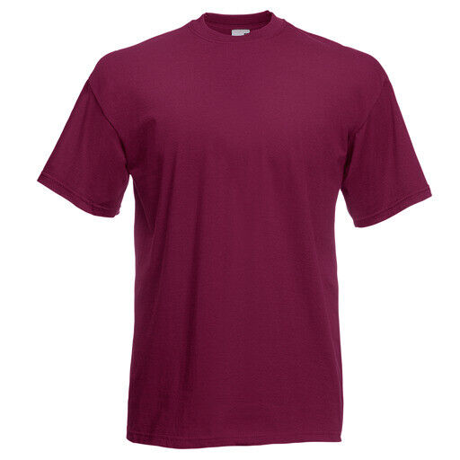 5 PACK MEN'S FRUIT OF THE LOOM PLAIN 100% COTTON BLANK T SHIRT TEE'S T-SHIRT NEW - Picture 10 of 22