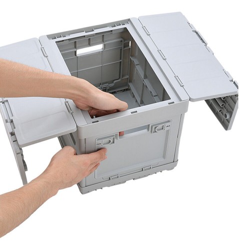 Portable Camping Kitchen Storage Cupboard Box Rack Crate Car Trunk Organizer uk - Picture 38 of 116