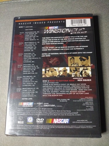 NASCAR - Winston Cup 2002 (DVD, 2003, 2-Disc Set) NEW Sealed - Imagen 3 de 4