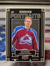 2022-23 Upper Deck Series 2 UD Rookies Portraits Ben Meyers Avalance P-49