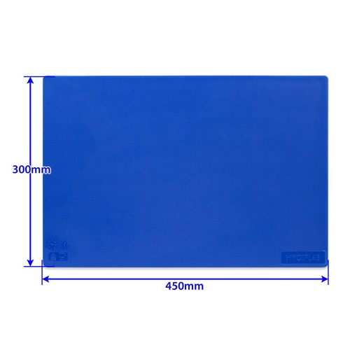 BLUE CUTTING CHOPPING BOARD LOW DENSITY PLASTIC 450 x 300mm COMMERCIAL CATERING - Picture 2 of 12