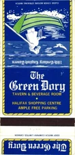 Halifax Canada The Green Dory Tavern & Beverage Room Vintage Matchbook Cover