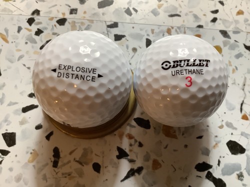 Vintage Bullet Urethane Titanium Distance Golf Balls 2 pack - Picture 5 of 10