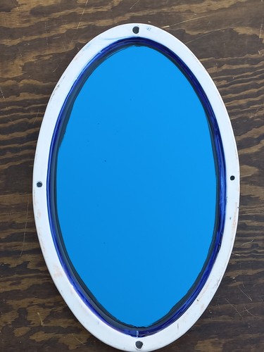 25" TALAVERA MIRROR bathroom wall decor vanity, Mexican pottery folk art hanging - Picture 5 of 5