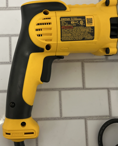 DEWALT DWD520 1/2" VSR TALADRO PERCUTOR *PROBADO *CON LLAVE DE MANDRIL Y MANGO AUXILIAR - Imagen 15 de 15