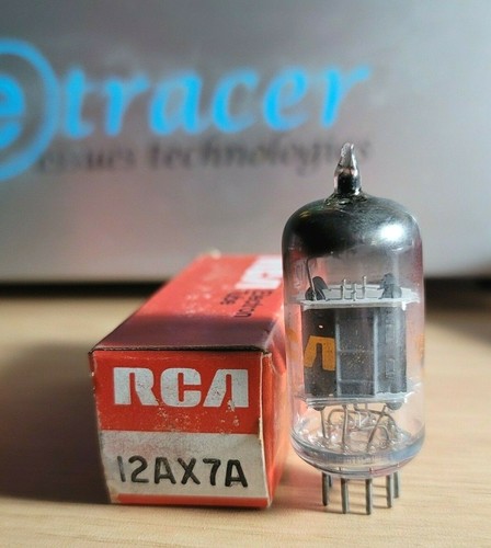 RCA 12AX7A TUBE 14MM PLATE 12AX7 NOS (1971) - Picture 4 of 4