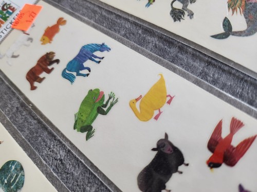 Scrapbook Stickers LOT Eric Carle Hungry Caterpillar Mythical Grossman's NEW #38 - Picture 3 of 7