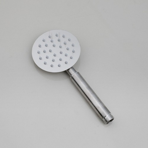 Single Cold Shower Faucet Brushed Nickel 8" Shower Head 2-Way Valve Handheld Tap - Picture 9 of 12