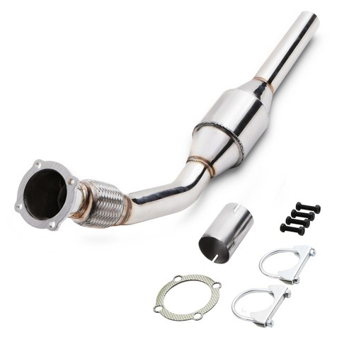 2.5" 200 CELL CPI SPORTS CAT DOWN PIPE EXHAUST FOR SKODA OCTAVIA 1.8T 1U 00-03 - Afbeelding 2 van 10