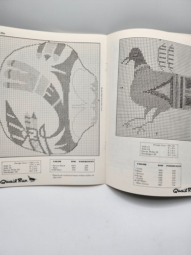 Vtg 80s Quail Run American Indian Designs for Cross Stitch and Needlepoint 1980 - Picture 7 of 9
