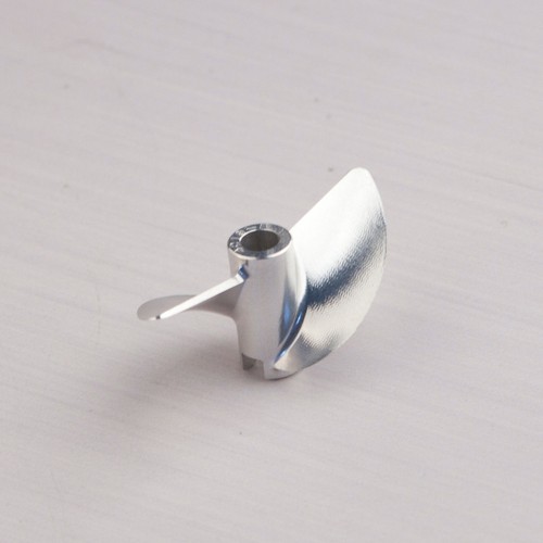 #1682 CNC 3/16 Aluminum Propeller D40mm 2 Bladed 4019 Prop P1.9 for RC Boat - Picture 4 of 11