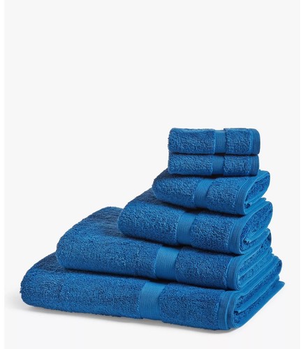 John Lewis Egyptian Cotton Hand Towel, Ultramarine
