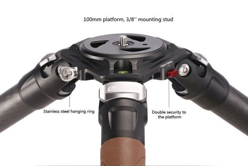 Professional Carbon Fiber Tripod Kit for Camera LN-404C +YB-100LK  w 100mm Bowl - Picture 12 of 13