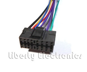 New 16 Pin AUTO STEREO WIRE HARNESS PLUG for JVC KD-G140 / KD-G230