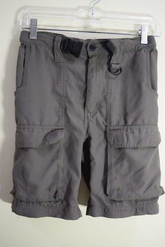 Boy Scout YOUTH M Uniform Official Green MICROFIBER Soft Shorts 28x8 J383 - Picture 1 of 11