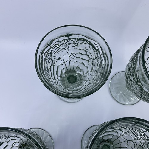 Noritake Arbor Light Green 12 oz Water Goblets - 7” - Set Of 7 - Picture 8 of 15
