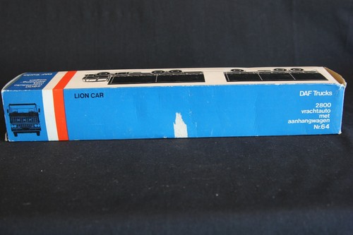 Lion Car DAF 2800 Truck with Trailer "DAF Trucks" 1:50 #64 (1980's) - Bild 10 von 11