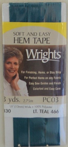Wrights Saumband zum Aufnähen 1/2 Zoll breit x 3 Meter - Wählen Sie aus 15 verschiedenen hellen Farben! - Bild 11 von 16