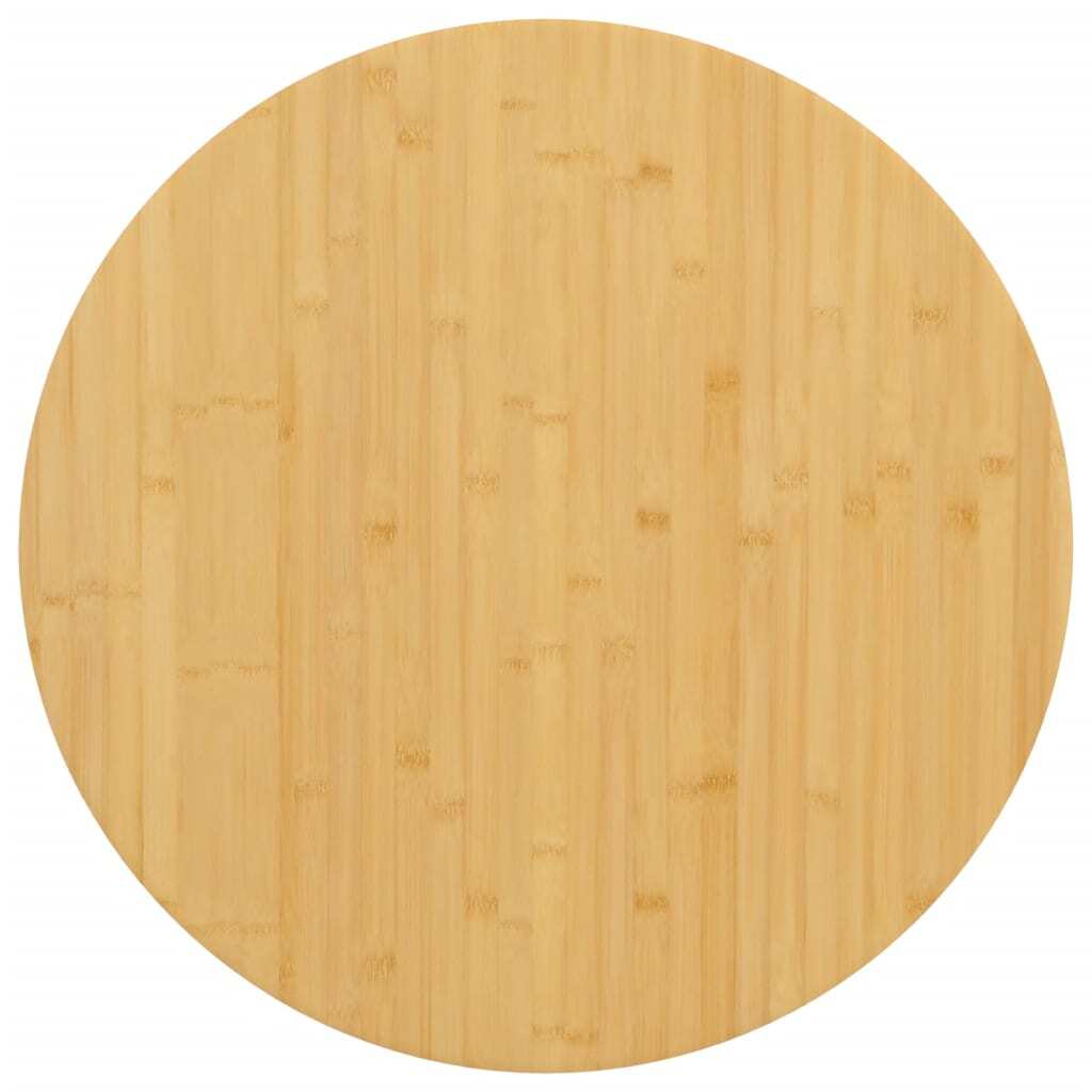 vidaXL Table Top 脴60x2.5 cm Bamboo