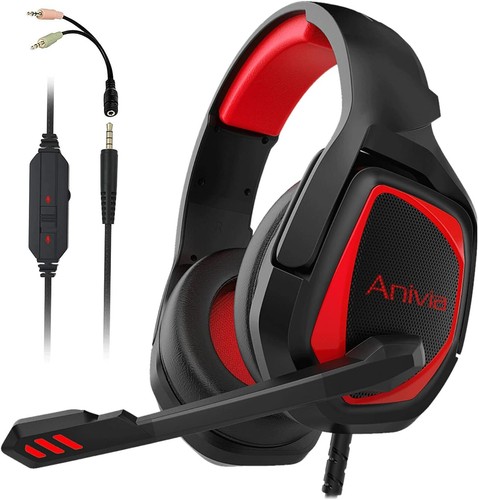 Gaming Headset Kabelgebunden Kopfhörer mit Mikrofon für PS5 PS4 xBox Series X/S Switch PC - Bild 1 von 7