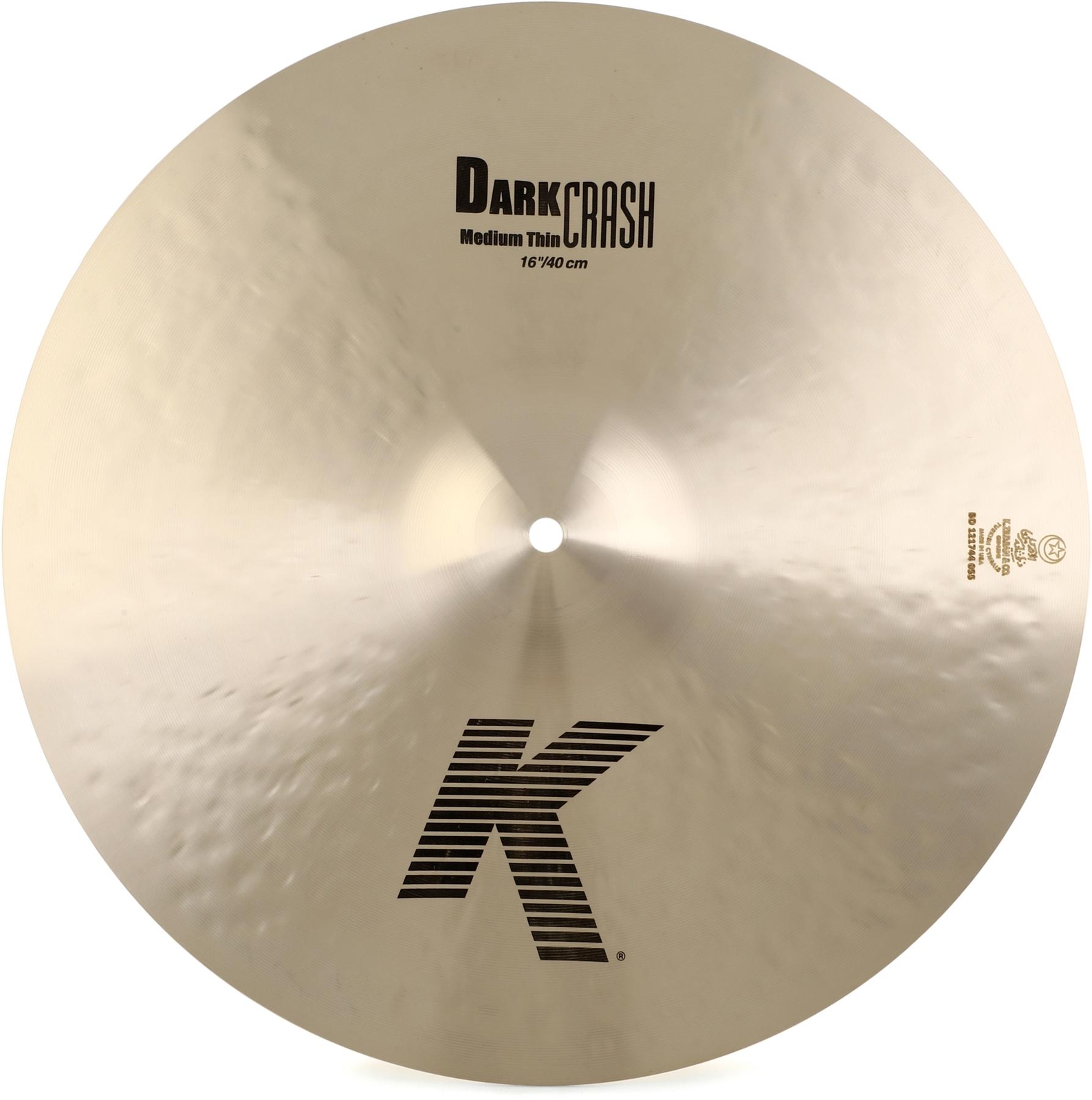 Тарелка Zildjian 16 K Zildjian Dark средней толщины Crash Cymbal