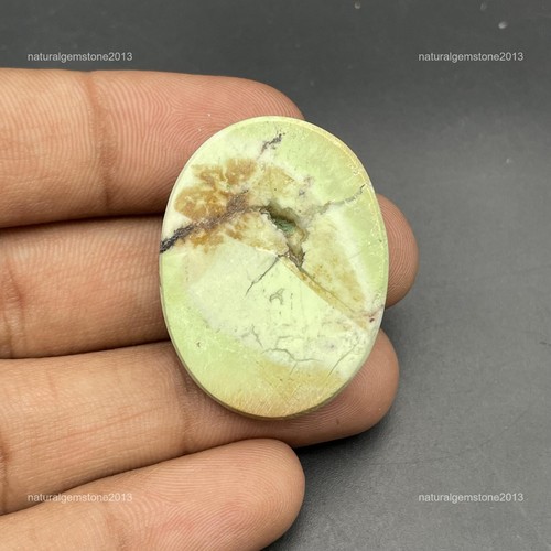 Australian Lemon Chrysoprase Loose Cabochon Designer Gemstone Natural - Picture 31 of 31