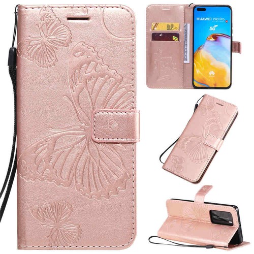 For Huawei P40 Lite P30 P20 Pro Magnetic Flip Wallet Stand Leather Case Cover - Picture 2 of 40