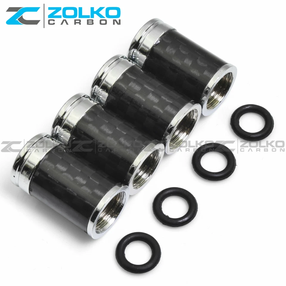 VALVE STEM CAPS WHEEL TIRE FOR CADILLAC 4PC 2 COLOR OPTION - VC08 VC31 - Image 3 of 4