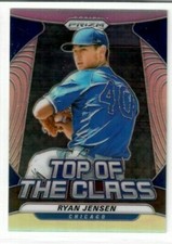 RYAN JENSEN 2020 Panini Prizm Baseball SILVER TOP OF THE CLASS CHICAGO CUBS 