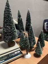 Dept 56 - Village Landscape Trees - 8 pcs. - Forest Scenes for Villages - Lot G