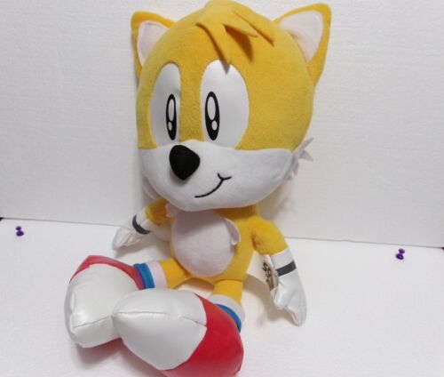 TAILS SONIC THE HEDGEHOG UK CA SEGA PLUSH 17" CHARACTER VINYL HANDS & FEET - Picture 2 of 13