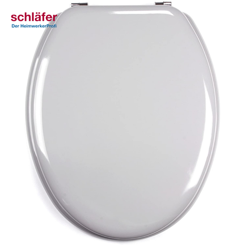 WC Sitz manhattan grau toilettendeckel klodeckel wc deckel brille klobrille toil - Bild 5 von 11
