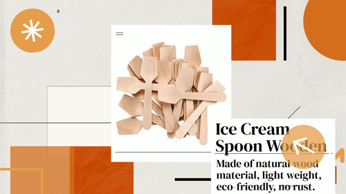 Einweg Holzlöffel Mini Eis Tee Dessert Löffel Party Geschirr - Video 1 von 1