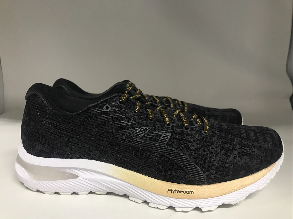 Asics Gel Cumulus 22 Tokyo Black Graphite Grey Mens Size 9.5