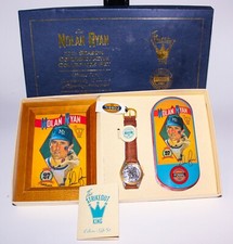 NOLAN RYAN Limited Edition The Strikeout King ☆ FOSSIL WATCH New with Tags & COA