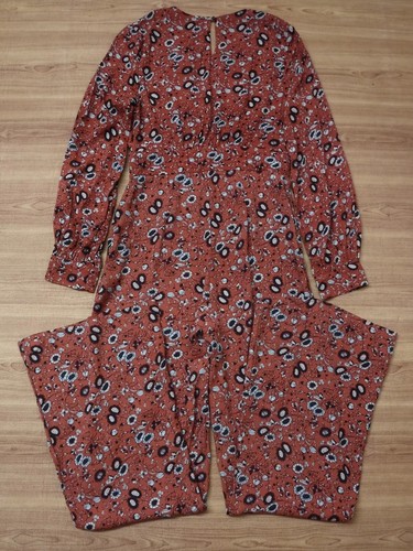 Free People Rust Combo Floral Ladrillo Rojo Largo/S Sujeto Mujer 4 ~NUEVO CON ETIQUETAS~ $168.00 - Imagen 8 de 12