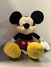 Disney Mickey Mouse 19  Plush with Authentic Disney Patch See Pictures 