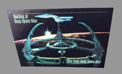 1993 Skybox Master Series STAR TREK Docking At Deep Space Nine Foil Card #S-1 MT - Picture 3 of 13