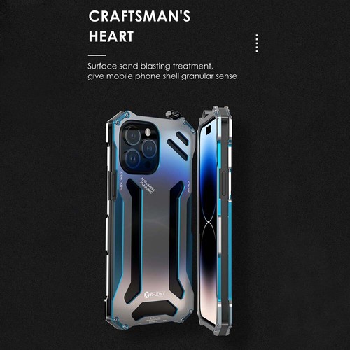 Outdoor Alu Schutzhülle Hülle für iPhone 15 14 13 Pro Max Etui Handy Case Cover - Bild 17 von 24