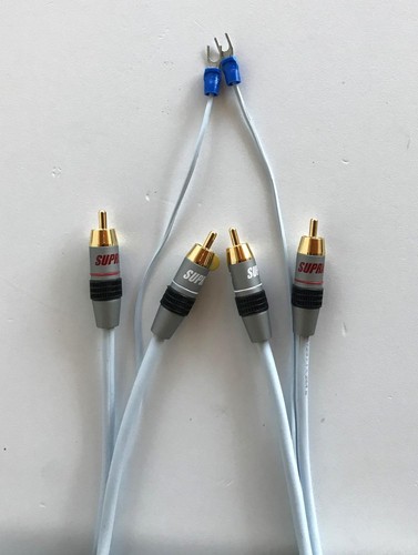 Supra Cables Phono 2 RCA Cinch kabel ze wtykami RCA-6 Stereo Kabel audio - Zdjęcie 3 z 5