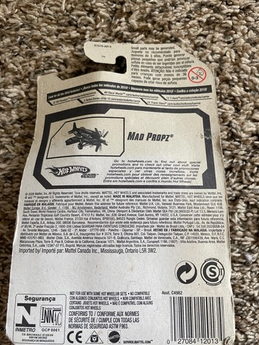 2009 HOT WHEELS HW RACING 05/10 MAD PROPZ 151/214 GREAT CONDITION - Picture 4 of 4