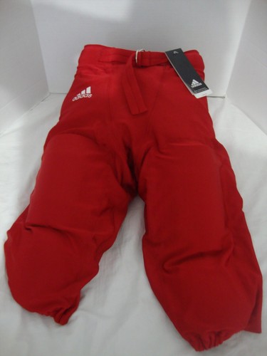 Nuovi pantaloni imbottiti da uomo Climalite Adidas 690PA calcio integrati taglia M rossi - Foto 12 di 17