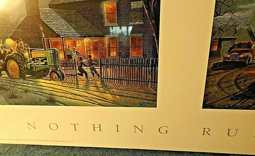 JOHN DEERE NOTHING RUNS LIKE A DEERE TRILOGY PRINT by DAVE BARNHOUSE - SIGNED - Picture 6 of 8