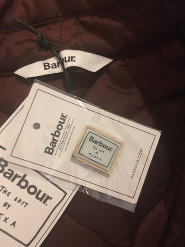 Barbour Alexa Chung Edit Amy Maroon quilted jacket coat size UK 8 BNWT EUR 34 - Picture 4 of 16