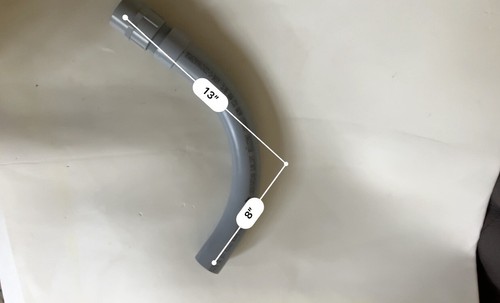 90 Grad Glatt Ende Winkel Rohr Grau PVC 1-1/2" x 15-1/2" Buchse Terminal Adapter - Bild 6 von 15