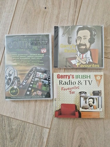 Irish Country Music Over 100 tracks. Music Gift 2 Double CDs  + DVD - Picture 1 of 2