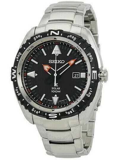 Seiko Prospex Land Solar Powered 100m Men s Watch SNE421P1 eBay