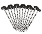 Pack of 12 - Chequered Flag Pencils with Tire-Shaped Erasers - Race into Writing