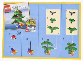 LEGO CREATOR 30008 & 30009 Snowman & Tree Complete w/instruc. & painted boxes