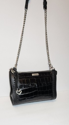 BRIGHTON RARE AMBERLEY MILLER WHIPSTITCHED MOCK CROCO ORGANIZER CROSSBODY MP$380 - Picture 8 of 22